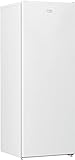 Beko RSSE265K30WN Réfrigérateur - 252L, Charnière de porte réversible, Éclairage LED, Clayettes en verre robustes, Blanc, Classe F