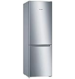 Bosch KGN36NLEA Série 2, Réfrigérateur combiné pose-libre - 305L - L 60cm x H 186cm - Inox Argent