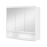 JOKEY armoire à glace Lymo - Largeur 59 cm – blanc - miroir de salle de bain