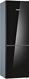 Bosch KGV36VBEAS Série 4 Réfrigérateur Combiné Pose-Libre - 308L - 186 x 60 (H x L) - Noir