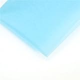 MAQIONGFEN Tulle Fabric Large Organza Tulle Tulle Tissu de Haute qualité Sheer Crystal Table à Domicile Jardin Partie de Mariage 2 mètres 75cm (Color : Bleu Clair, Size : 2M)