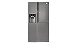 Réfrigérateur américain Lg GSJ361DIDV - Réfrigérateur américain - 591 litres - Réfrigerateur/congel : No Frost / No Frost - Dégivrage automatique - Inox - Fabrique de glaçons - Classe A+ / Pose libre