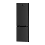 CHiQ réfrigérateur congélateur bas FBM260L 260L (187+73), low frost, acier inoxydable, portes réversibles, 38 db, 12 ans de garantie sur le compresseur