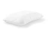 TEMPUR Oreiller Symphony Oreiller de couchage ergonomique pour les dormeurs sur le cou et sur le côté, mousse à mémoire de forme, blanc, L (43 x 63 x 14 cm)