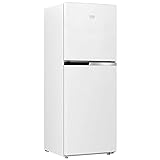 Refrigerateur - Frigo BEKO RDNT231I30WN - double porte pose libre 210L (142+68L) - Froid ventilé - L54x H145cm - Blanc