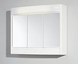Jokey Saphir armoire à glace - Largeur 60 cm - blanc – avec éclairage – miroir de salle de bain