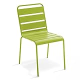 Palavas - Chaise de Jardin en métal Vert