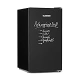 Klarstein Miro - Réfrigérateur 91 L, Porte au design ZestfulART, 7 niveaux de température, 42dB, classe A+, noir
