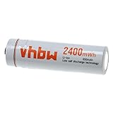 vhbw Pile Rechargeable AA Mignon - Batterie Rechargeable (650mAh, 1,5V, Li-ION)