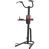Station de Traction Multifonction Power Tower Rouge - Chaise Romaine