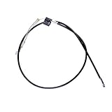 Poweka Cable pour Fauteuil Relax Canapé Levier de déblocage câble de Remplacement- Longueur Totale Environ 94cm Noir avec Embout S