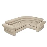 Intex sofa d'angle, Gris, 203x257x76 cm