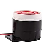 Mini sirène filaire pour maison ou bureau - Alarme de sécurité de garage - 120 dB - 12 V.