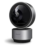 Arenti 2K Caméra Surveillance WiFi Intérieur, Camera Chien WiFi 360 ° avec Vision Nocturne, Détection Humaine AI, Audio Bidirectionnel pour Bébé et Animal Compatible avec Alexa et Google Assistant