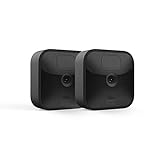 Blink Outdoor, Caméra de surveillance HD sans fil, résistante aux intempéries, avec deux ans d'autonomie et détection des mouvements, fonctionne avec Alexa | Kit 2 caméras
