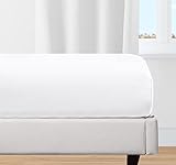 Drap-housse pour lit double - 100 % bio - Lit bébé - Doux, frais et craquant - Drap housse élastique pour lit double - Entièrement élastique avec 30 cm de profondeur
