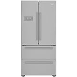 Refrigerateur - Frigo BEKO REM60SN multiportes - 539 L (387+152) - Froid ventilé - NeoFrost - Gris acier