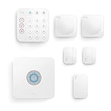 Ring Alarm Kit 7 pièces (2e génération) par Amazon | Système de sécurité domestique avec surveillance assistée optionnelle | Sans engagement à long terme