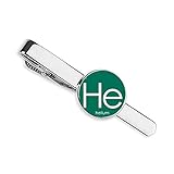 Chemistry Elements Pince à cravate à gaz hélium pour homme d'affaires