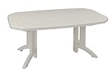 GROSFILLEX Vega Table, Blanc, 165 x 100 x 72 cm