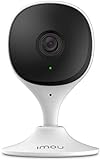 Imou Caméra Surveillance WiFi Intérieur IP Caméra Sécurité Bébé 1080P avec Vision Nocturne Détection de Mouvement Humain et de Son Micro Intégré Eliminer Fausses Alarmes Compatible avec Alexa (Cue 2C)