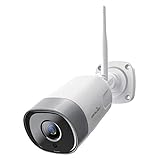 Caméra de Surveillance WiFi, Wansview 1080P Caméra IP Extérieure Étanche avec Détection de Mouvement, Audio Bidirectionnel, Accès à Distance, Support ONVIF, Fonctionne avec Alexa -- W5 Blanche