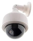 Otio - Caméra de surveillance extérieure factice avec LED, 720p