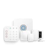 Ring Alarm Kit 5 pièces (2e génération) avec Ring Indoor Cam par Amazon | Système de sécurité domestique avec surveillance assistée optionnelle | Sans engagement à long terme