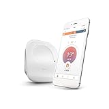 Somfy 2401498 - Thermostat connecté filaire | Thermostat sans fil pour chauffage ou chaudière individuelle | Contact sec | Compatible Amazon Alexa, l'Assistant Google & TaHoma (switch)