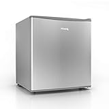H.KOENIG Mini Réfrigérateur Frigo à froid statique 46L FGX490 pose libre Blanc, Classe énergétique E, Petite taille compacte 51cm, Silencieux, Glaçons 4L, Thermostat réglable, Porte réversible