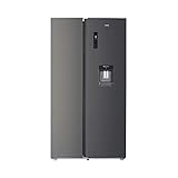CHiQ FSS559NEI42D réfrigérateur congélateur american, 559L, compresseur inverseur, froid ventilé, total no frost, noir acier inoxydable, niveau sonore maximum 42db, distributeur d'eau 5 litres