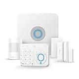 Ring Alarm Kit 5 pièces, Système de sécurité domestique avec surveillance assistée optionnelle, Sans engagement à long terme, Fonctionne avec Alexa