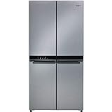 Réfrigérateur américain Whirlpool WQ9E1L - Réfrigérateur 4 portes - 591 litres - Réfrigerateur/congel : No Frost / No Frost - Dégivrage automatique - Inox - Classe A+ / Pose libre