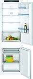 Bosch - KIV86VSE0 - Série 4 - Réfrigérateur encastrable et congélateur - 177,5 x 56 cm - Réfrigérateur de 184 l et congélateur de 85 l - Charnière traînante - LowFrost - Fabriqué en Allemagne