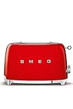 SMEG Grille pain TSF01RDEU 2 tranches Rouge
