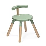 Stokke Chaise MuTable, Vert trèfle - Version 2023 - Hauteur d'assise réglable et Dossier Amovible - Fabriquée en Bois de hêtre - pour Les Enfants de 1,5 à 8 Ans