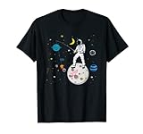 Frites Pêche, Friteuse Astronaute Planètes Friteuse Pomme de T-Shirt
