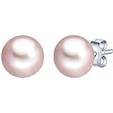 Valero Pearls Clous d'oreilles pour Femme en 925/- Argent sterling Perle de culture d'eau douce env. 7,0-8,0 mm