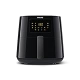 Philips Essential Airfryer XL - 6.2 L, Friteuse Sans Huile avec Wi-Fi, Technologie Rapid Air, Écran Tactile, NutriU App Recipes (HD9280/90)