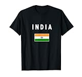 Drapeau indien avec armoiries T-Shirt