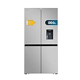 Cecotec American Refrigerator 4 Doors Stainless Steel 564 L Bolero CoolMarket 4D 564 Inox E. 183 cm High, 91 cm Wide, Water Dispenser, Low Power Consumption, Inverter Plus Motor, Total NoFrost