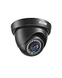 ZOSI 1080p Caméra de Surveillance (Quadbrid 4-in-1 HD-CVI/TVI/AHD/960H Analog CVBS),24PCS LEDs, Vision Nocturne 65ft, Objectif 3.6mm Vidéo Surveillance Extérieure