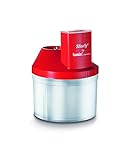 bamix Accessoire SliceSy pour tous les mixeurs plongeants bamix à partir de 180 W, Avec 5 lames, mélangeur à main polyvalent pour couper, moudre et hacher, Rouge