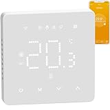 Beok Thermostat Connecté WiFi Thermostat pour Chauffage au Sol Electrique Thermostat programmable avec sonde Compatible avec Alexa et Google Home, 16A
