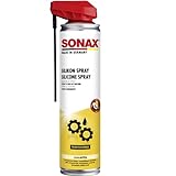 SONAX Spray à base de silicone (400 ml) agent lubrifiant, antifriction et antiagglomérant à base d'huile silicone | Réf: 03483000
