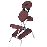 EARTHLITE Vortex Kit portable chaise de massage - Portable, compact, solide et léger (7 kg) incl. étui de rangement portable, coussin et sangle pour le sternum