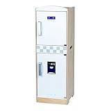 Réfrigérateur Combi en bois - Portes fonctionnelles - Dimensions: 30 x 29 x 85 cm