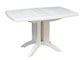 GROSFILLEX 52149004 Table Vega 118 x 77, Blanc, 118 x 77 x 72 cm
