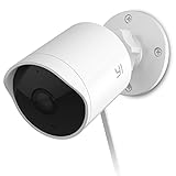 YI Caméra de Surveillance WiFi Étanche IP65, HD 1080p Extérieure Caméra Sécurité AI Détection de Personnes, détection de Mouvement, Audio bidirectionnel,Vision Nocturne