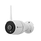 Caméra de surveillance WiFi extérieure Smartwares CIP-39220 - Full HD 1080 p - Rotation numérique à 180° - Détection de mouvement - Vision nocturne - Application gratuite